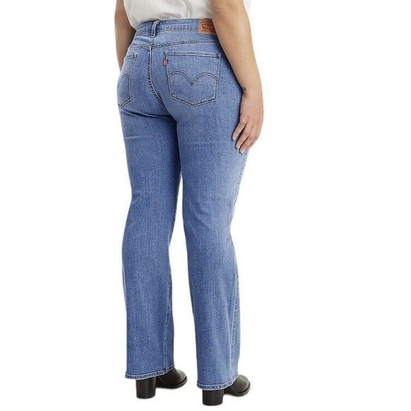 NWT Levi's Classic Bootcut Mid Rise Jeans Blue Denim Med Wash Plus Size 24W - Picture 4 of 16